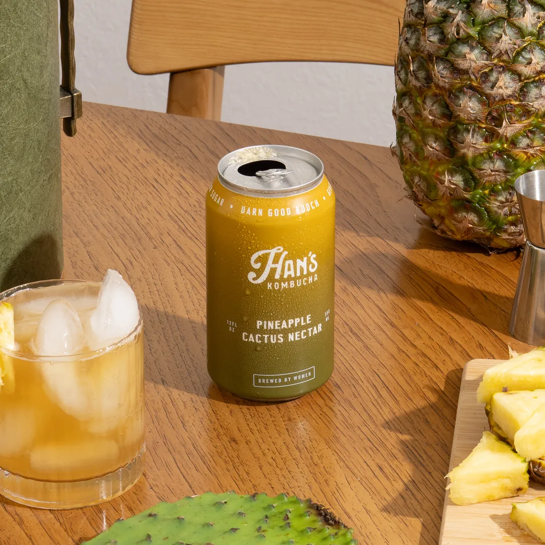 Han's Pineapple Cactus Nectar Kombucha