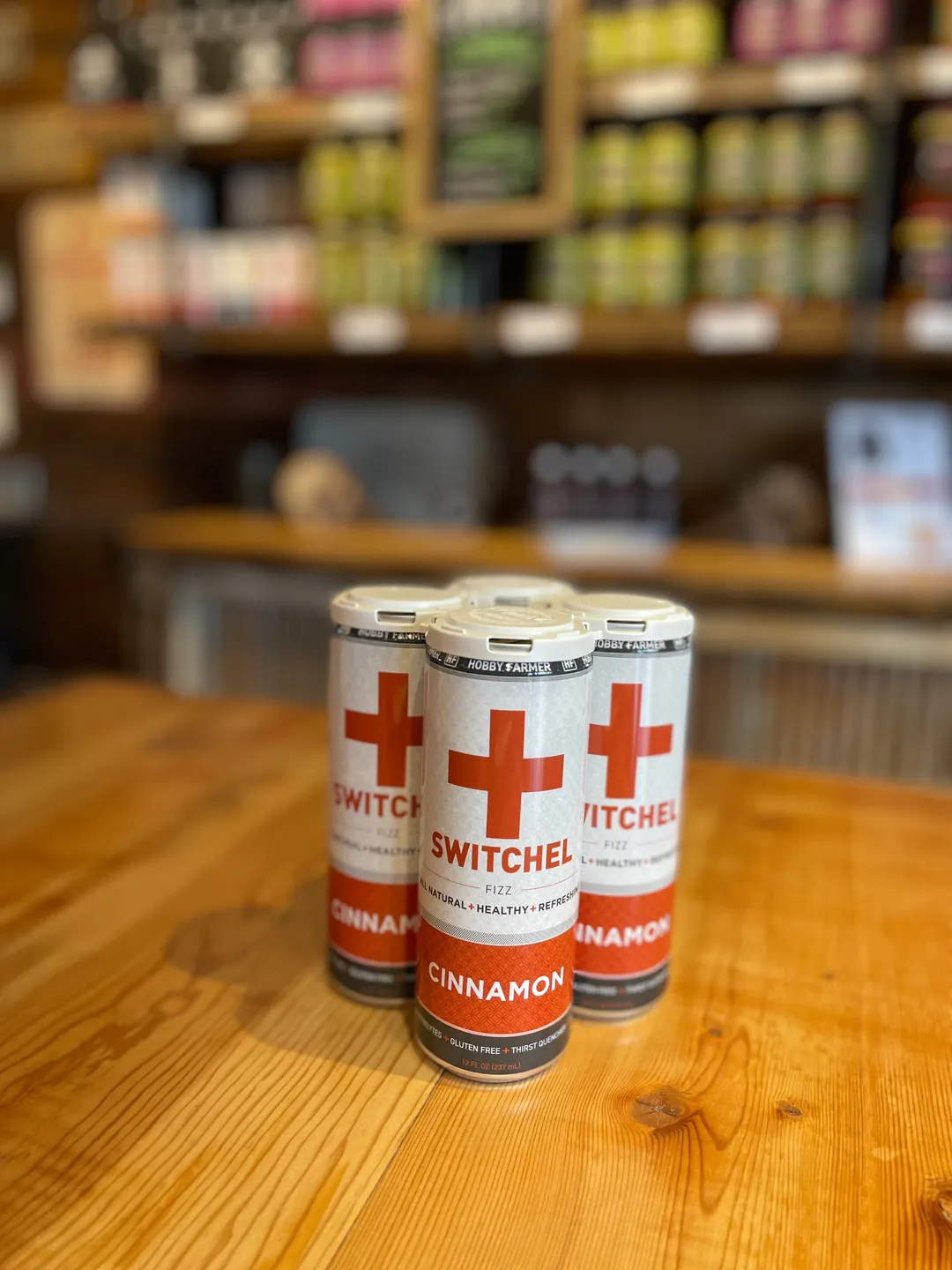 4-pack of HF Cinnamon Switchel Fizz 