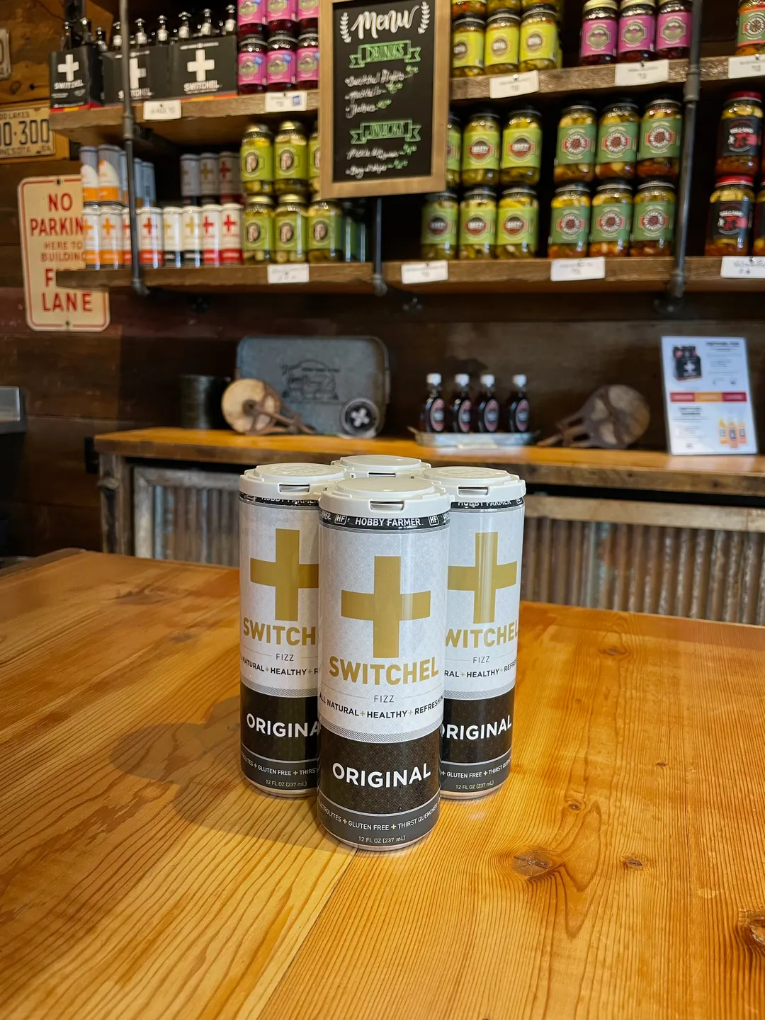 4-pack of HF Original Switchel Fizz 