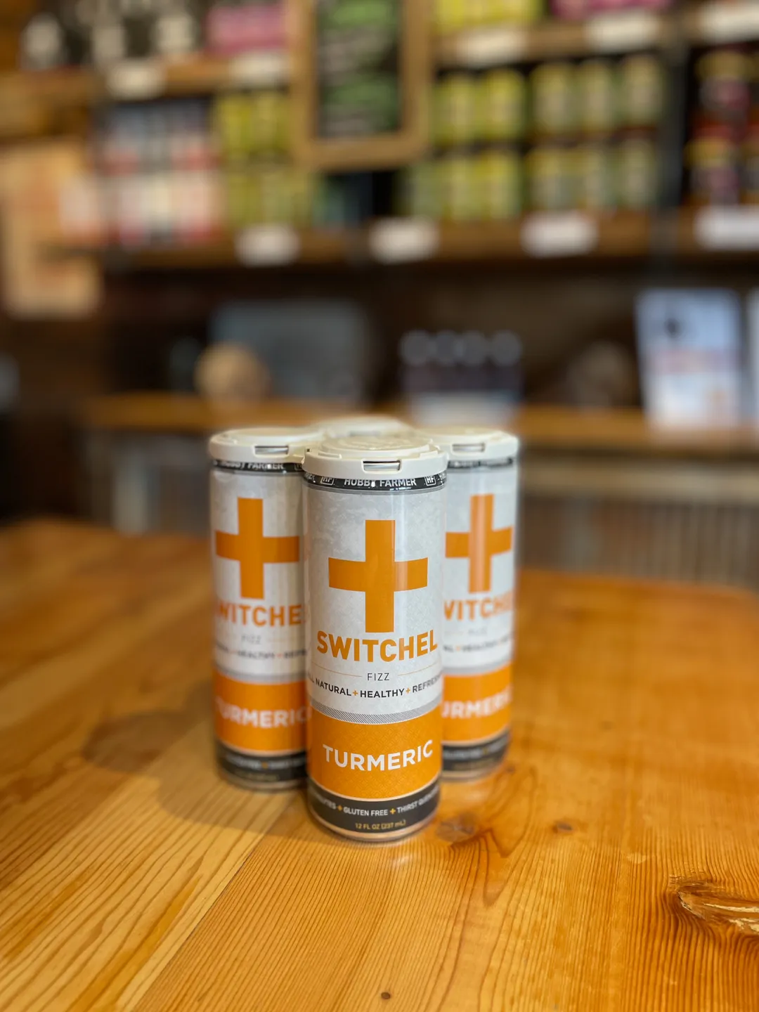4-pack of HF Switchel Fizz Turmeric