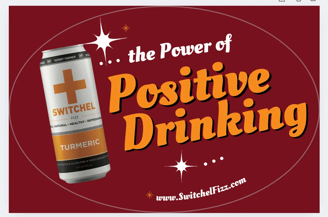 4-pack of HF Switchel Fizz Turmeric