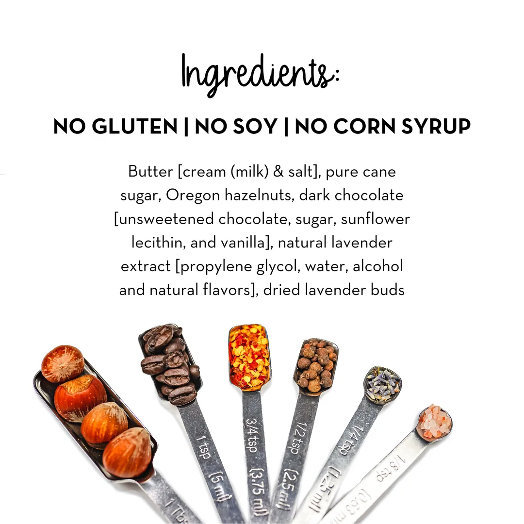 Lavender - Oregon Hazelnut Toffee