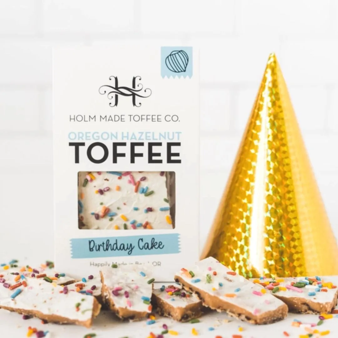Birthday Cake - Oregon Hazelnut Toffee