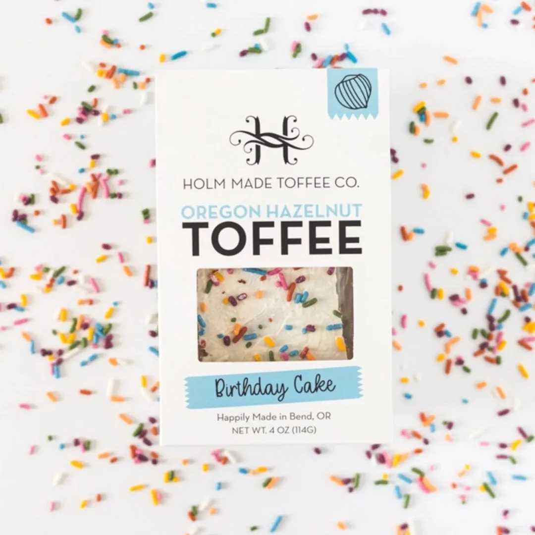 Birthday Cake - Oregon Hazelnut Toffee