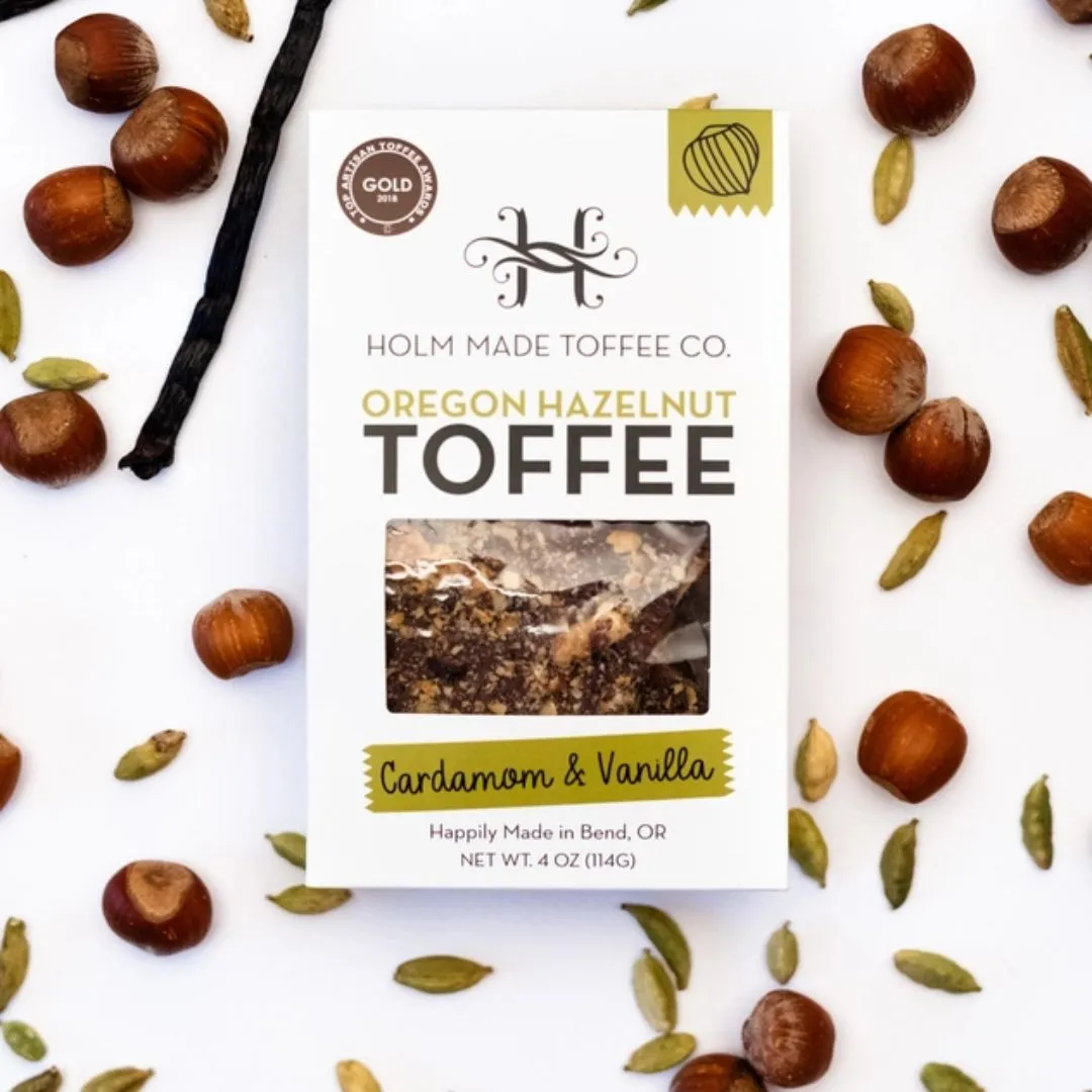 Cardamom and Vanilla - Oregon Hazelnut Toffee
