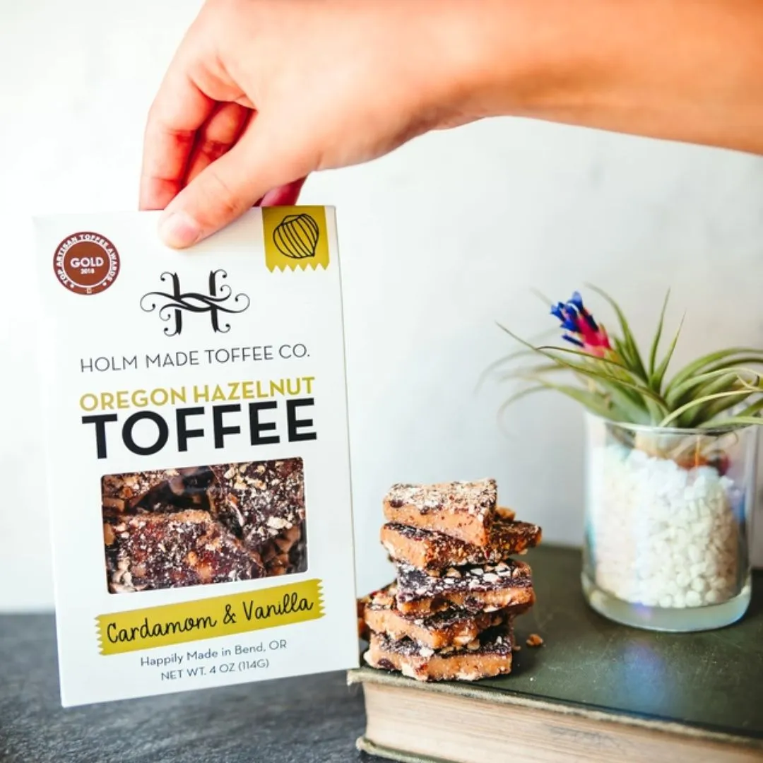 Cardamom and Vanilla - Oregon Hazelnut Toffee