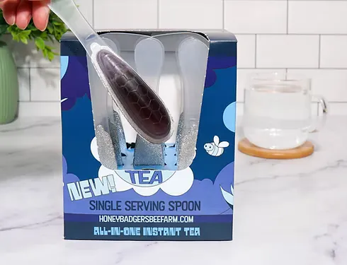 Badgers Honey Spoon / Blue Razz Honey Tea