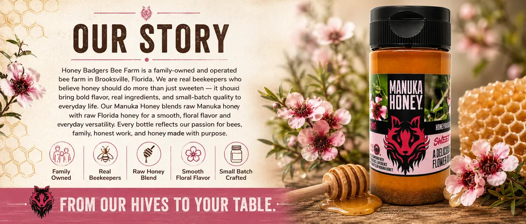 Manuka & Raw Florida Honey - Allergy Blend