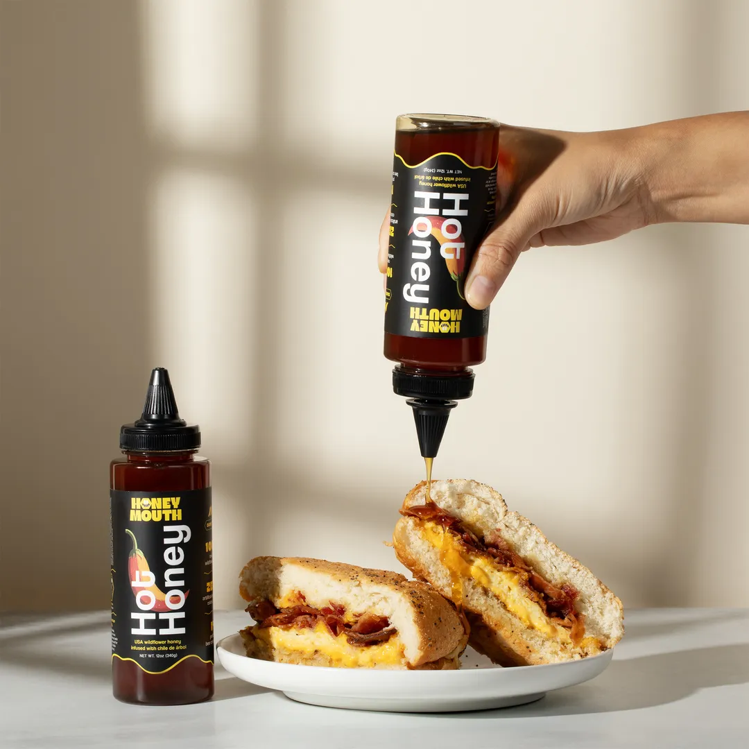 Honey Mouth Hot Honey | USA Wildflower Chile Honey | 12 oz