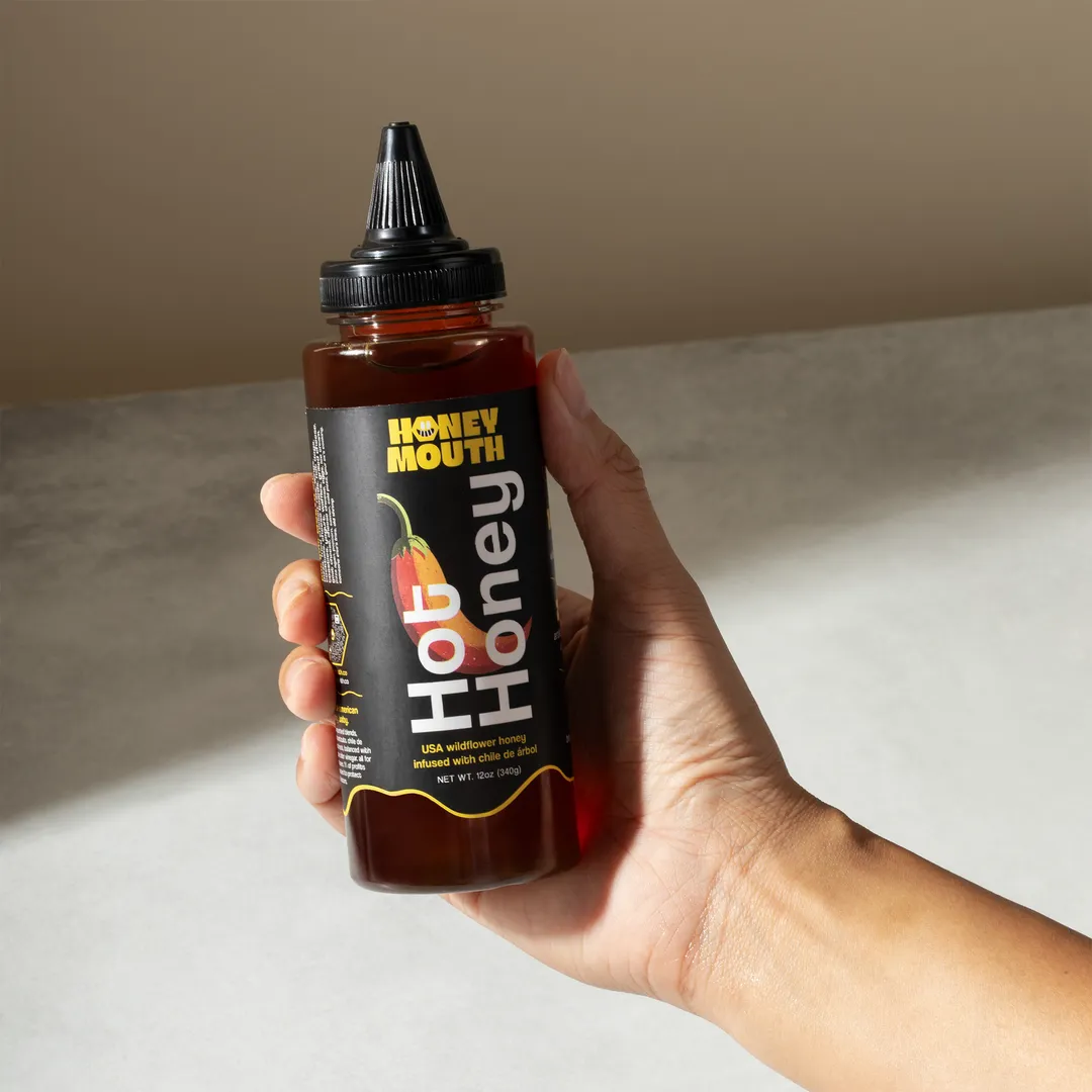 Honey Mouth Hot Honey | USA Wildflower Chile Honey | 12 oz