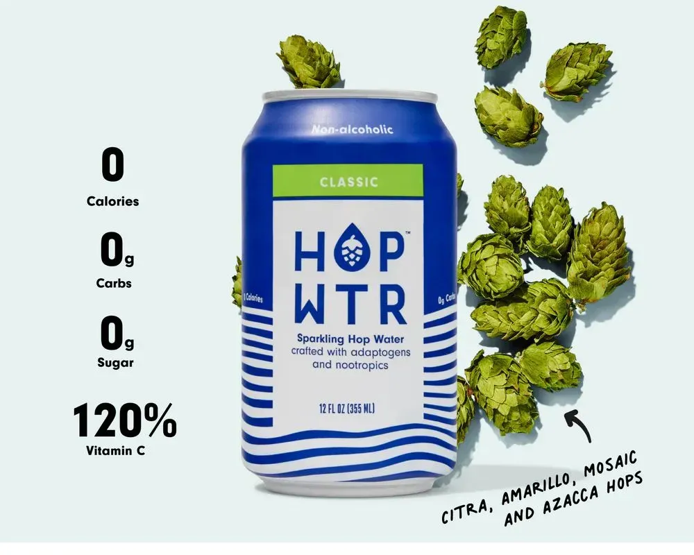 Classic Sparkling Hop Water (12-Pack)