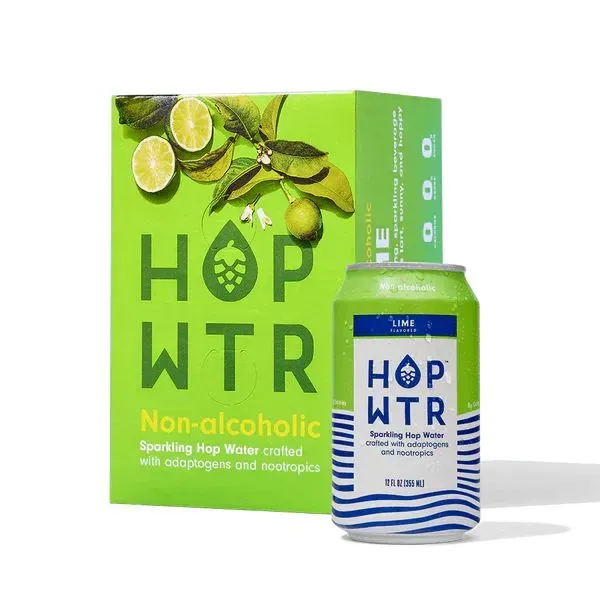 Lime Sparkling Hop Water (12-Pack)