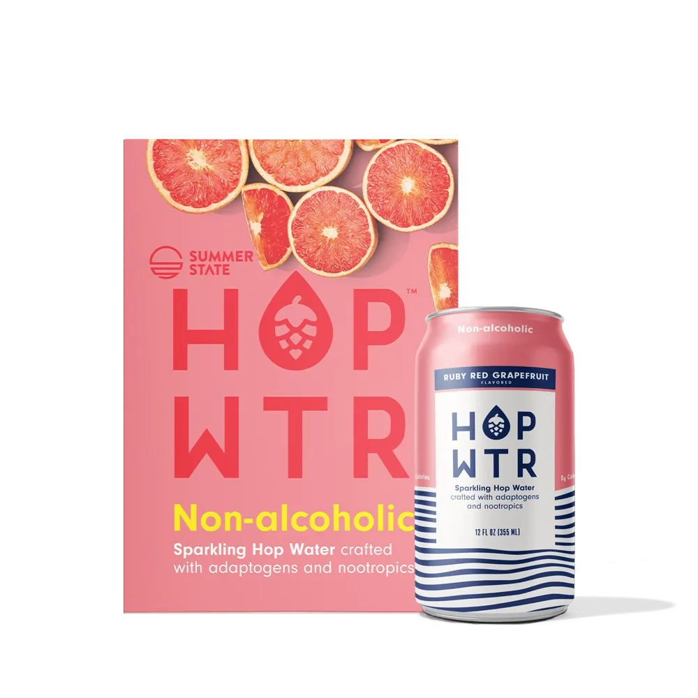 Ruby Red Grapefruit Hop Water (12-Pack)