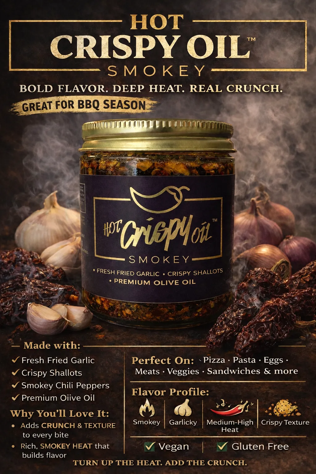 Hot Crispy Oil- Smokey Chili Crisp 