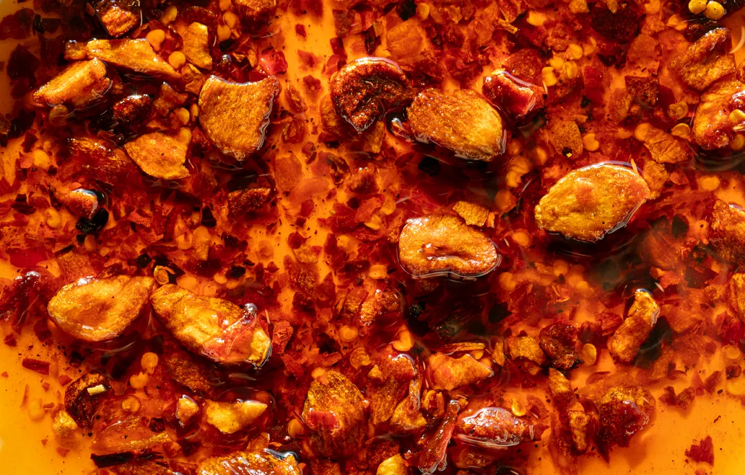 Hot Crispy Oil - Original- Chili Crisp made with Olive Oil and Fresh Fried Garlic and Shallots 