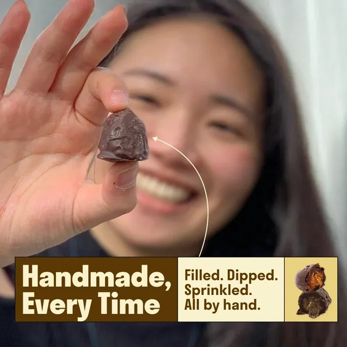 Chocolate Covered California Medjool Date: filled with sunflower butter + Organic espresso (3 per pouch)