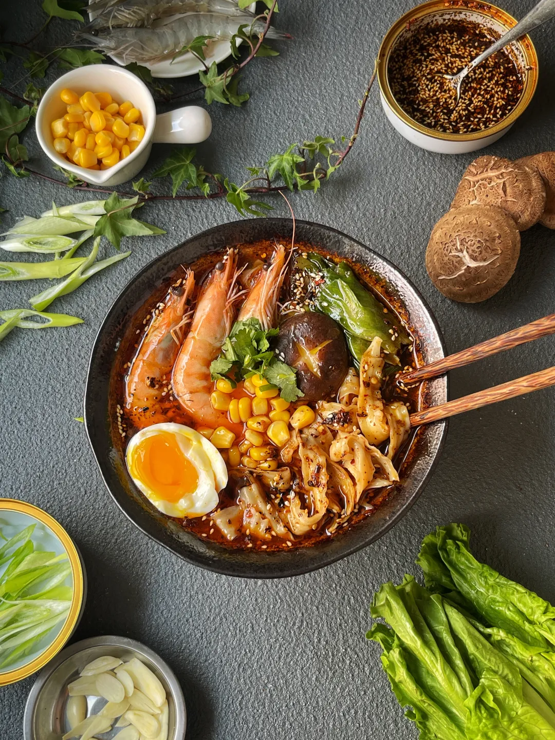 Spicy Hotpot Thick Cut Noodles 
