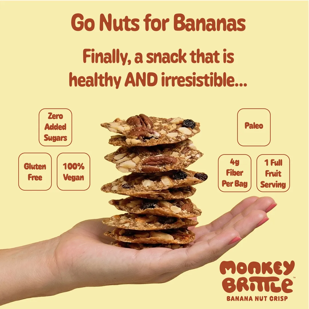 Monkey Brittle - Original - Case of (6) 2oz Bags