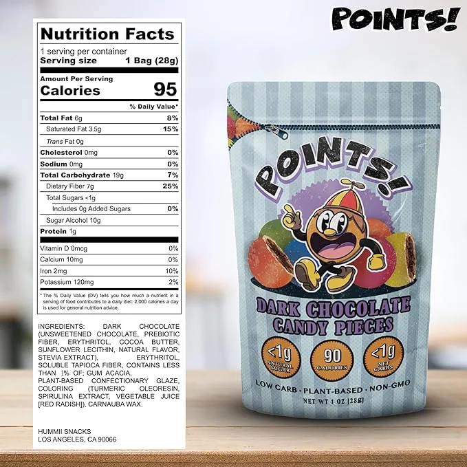 Points! Dark Chocolate Candies [Single-Serve]