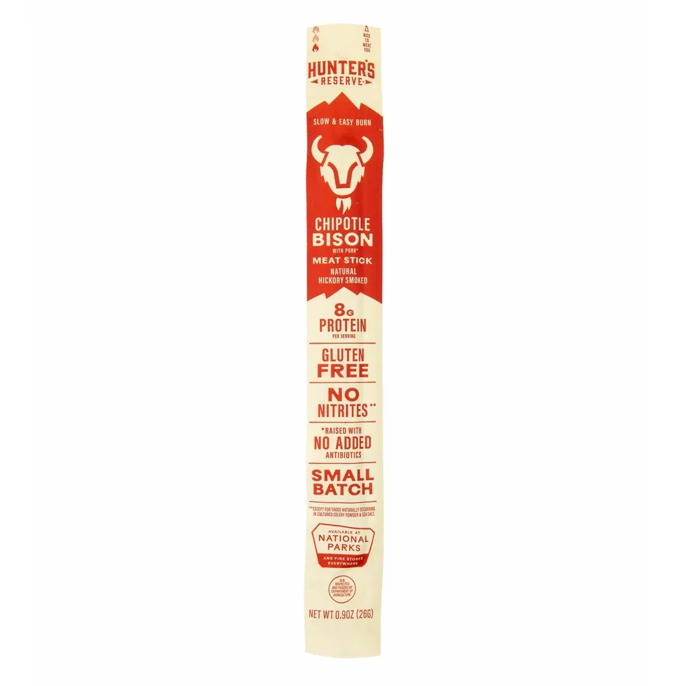 Bison Chipotle Meat Sticks - 24 Pack
