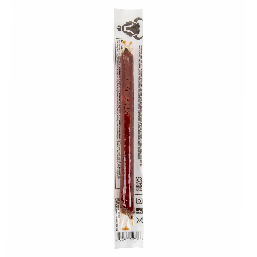 Bison Chipotle Meat Sticks - 24 Pack