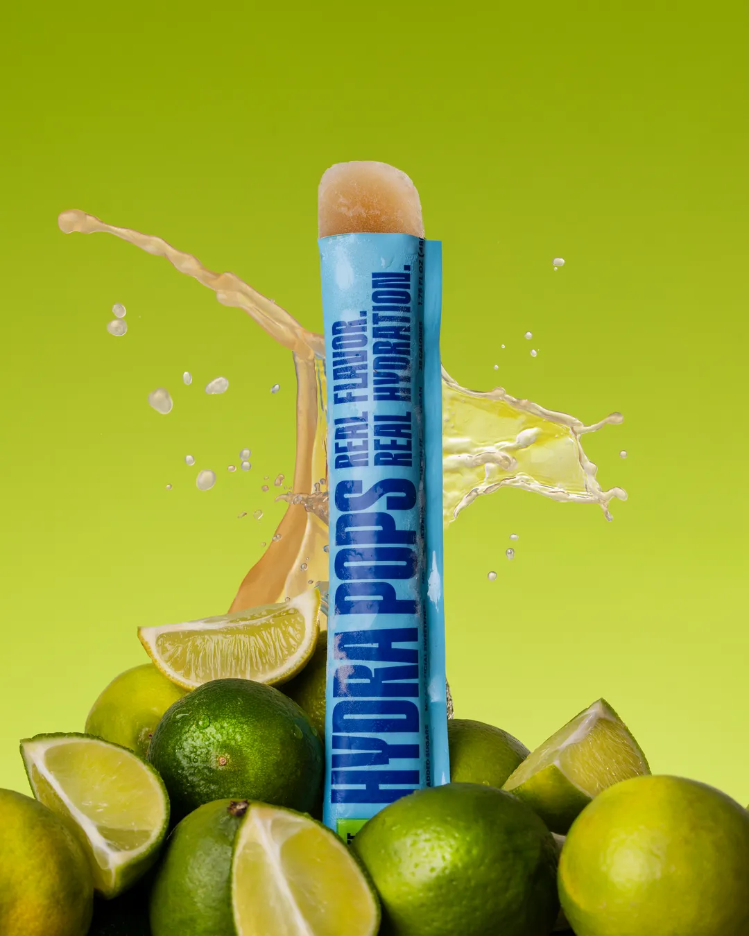 Hydra Pops – Electrolyte Freeze Pops - Lime
