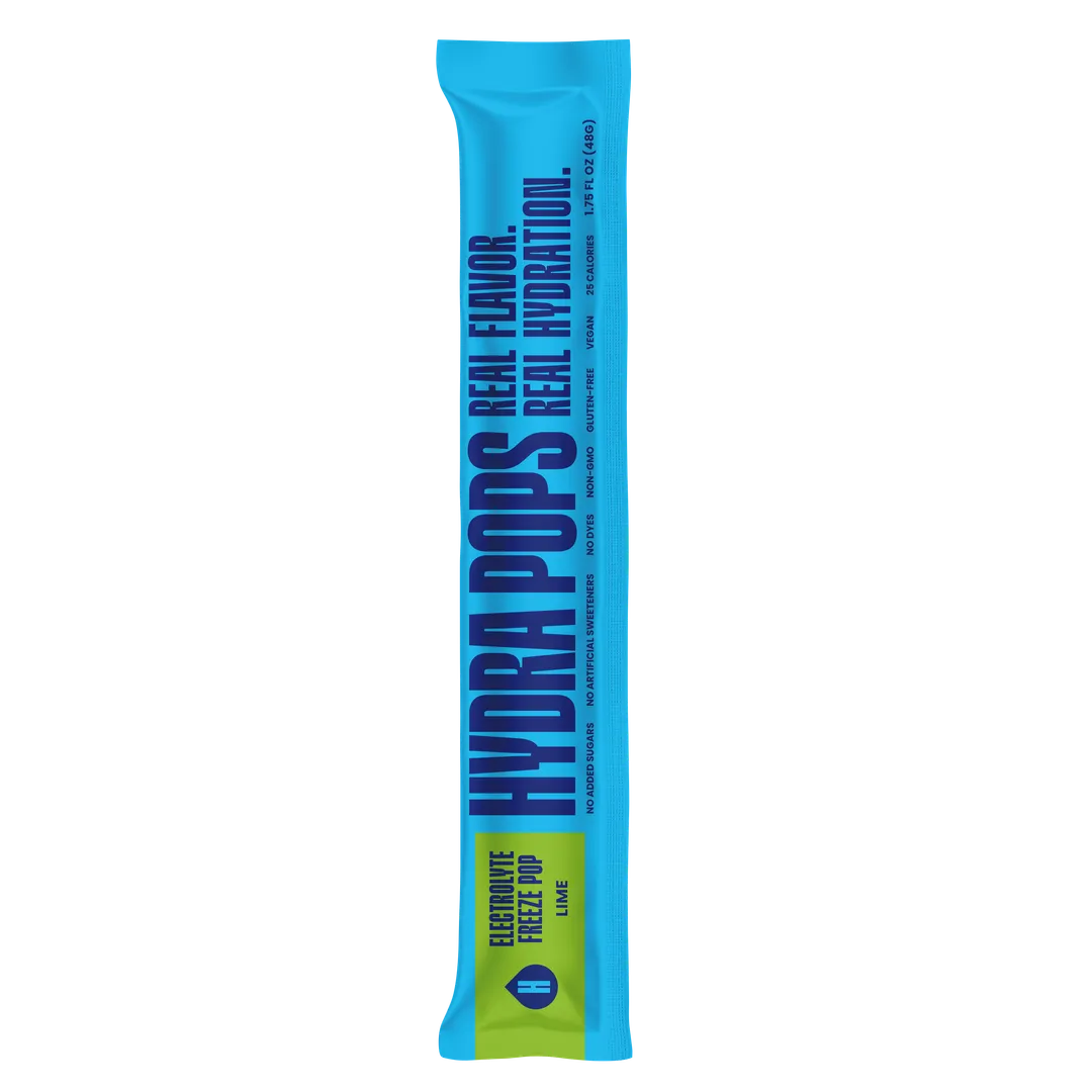 Hydra Pops – Electrolyte Freeze Pops - Lime
