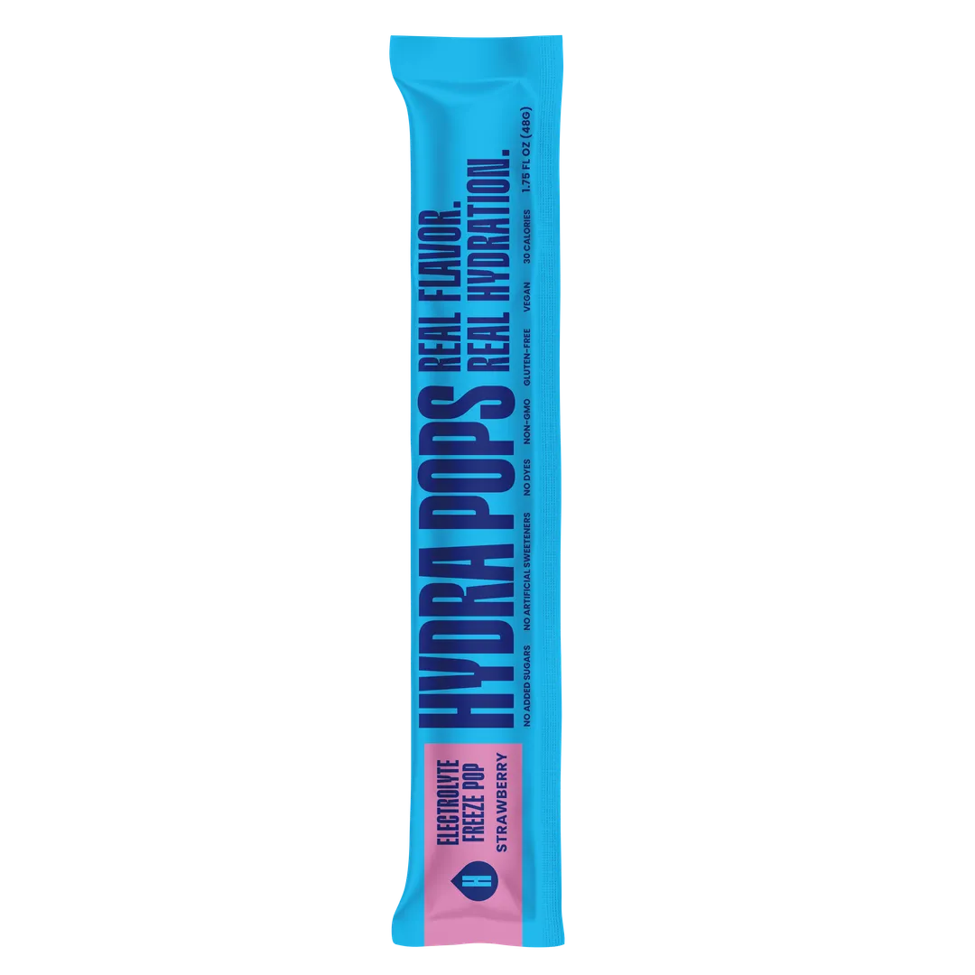 Hydra Pops – Electrolyte Freeze Pops - Strawberry