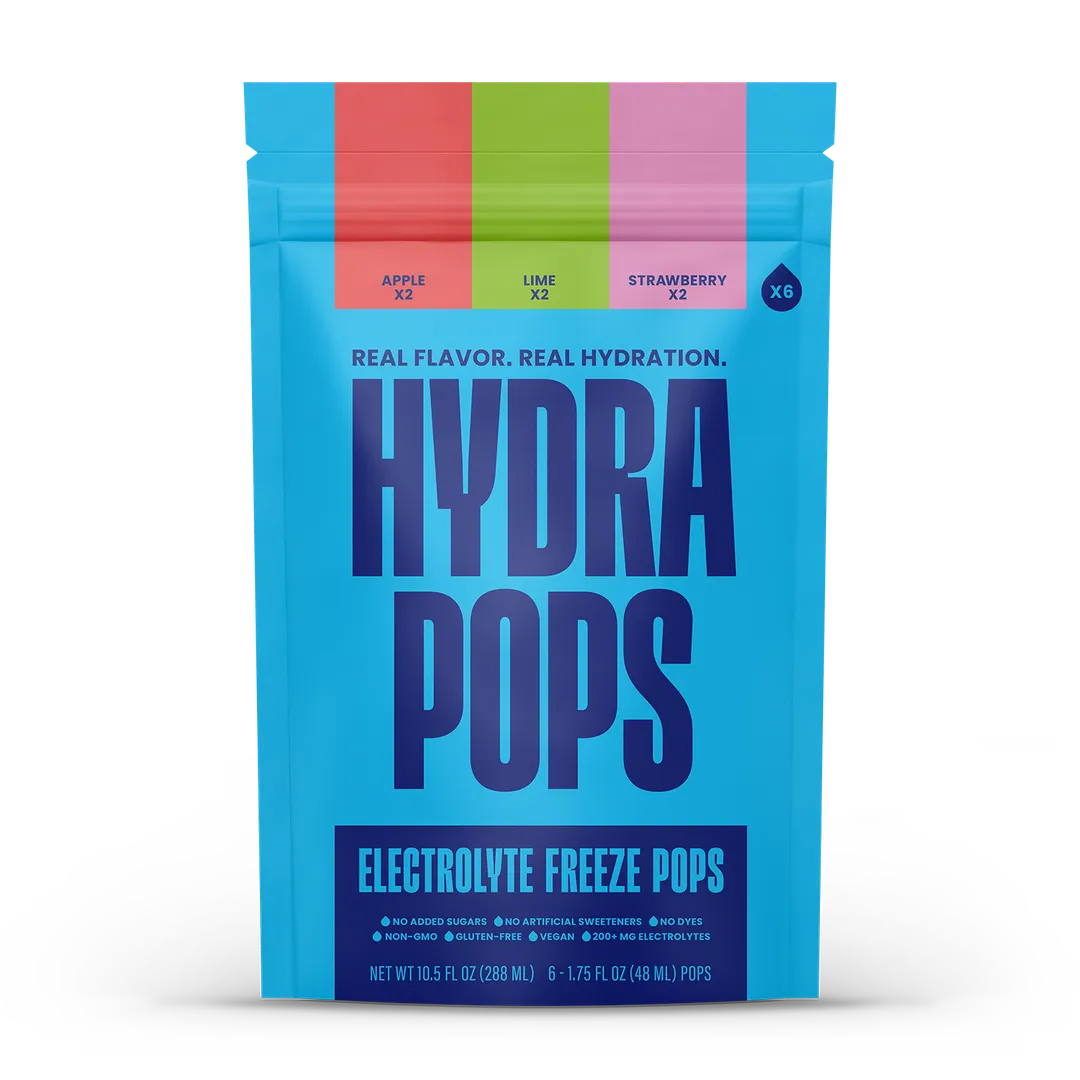 Hydra Pops – Electrolyte Freeze Pops - Variety Pack