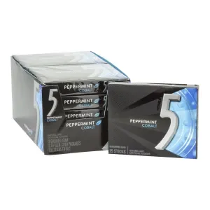 5 Gum Spearmint Cobalt Sugarfree 15pc - 10ct