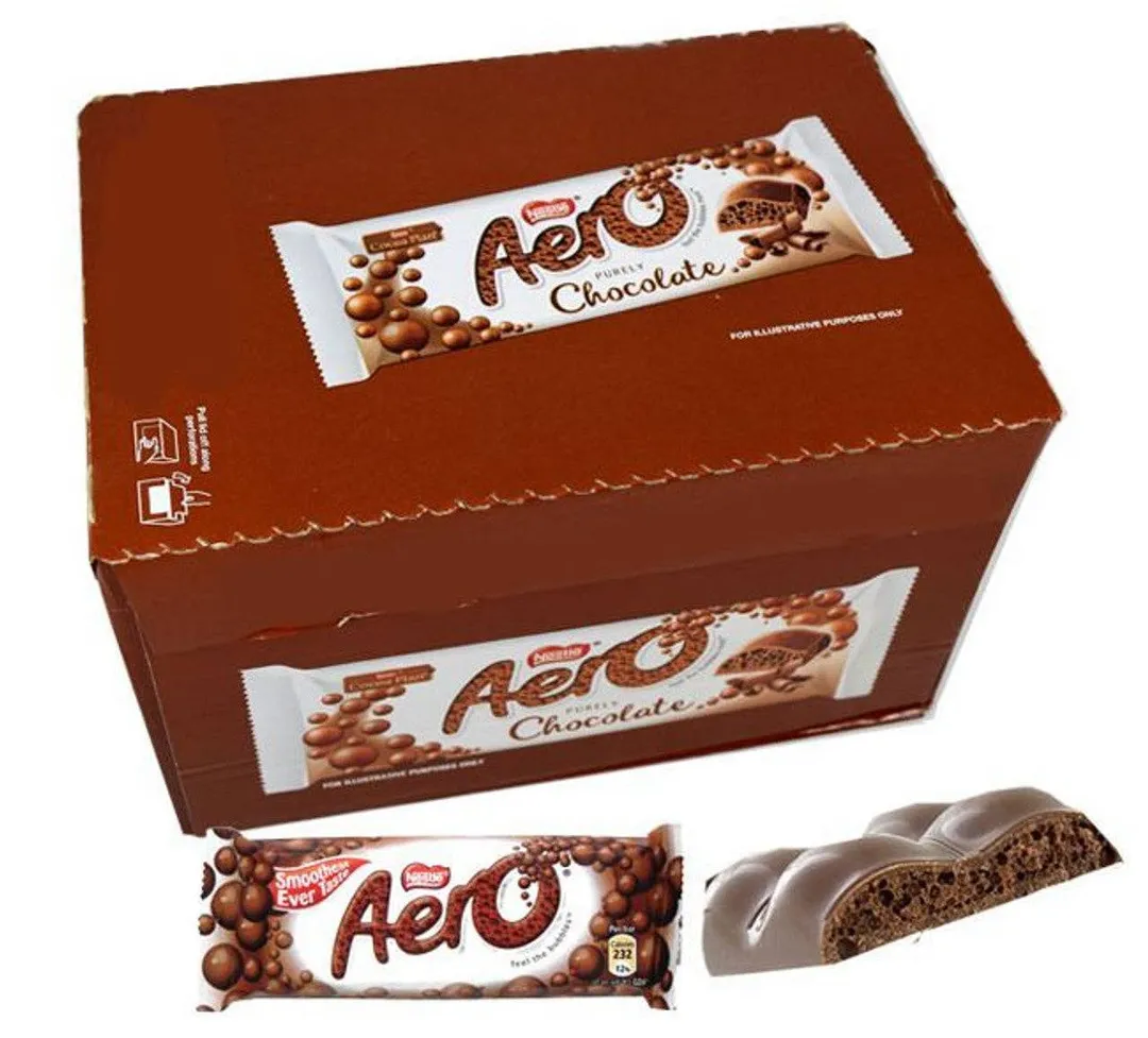 Aero Milk Chocolate Bar(UK) 1.2oz - 24ct