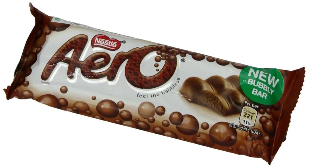 Aero Milk Chocolate Bar(UK) 1.2oz - 24ct