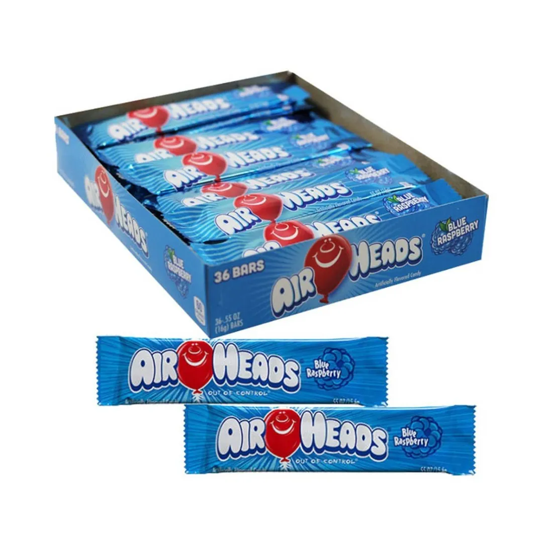 Airheads Taffy Blue Raspberry - 36ct