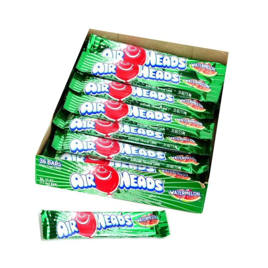 Airheads Taffy Watermelon 0.55oz - 36ct