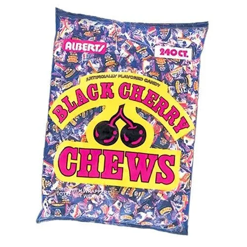 Albert's Black Cherry Chews 21.2oz - 3ct