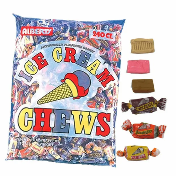 Albert's Ice Cream Chews Candy 22.1oz - 3ct