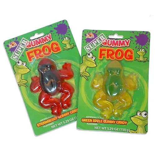 Albert's Super Size Gummy Frog 5.29oz - 12ct