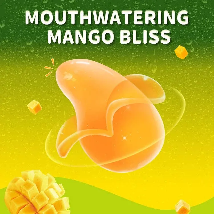Amos Peelerz Gummy Mango 6oz - 12ct