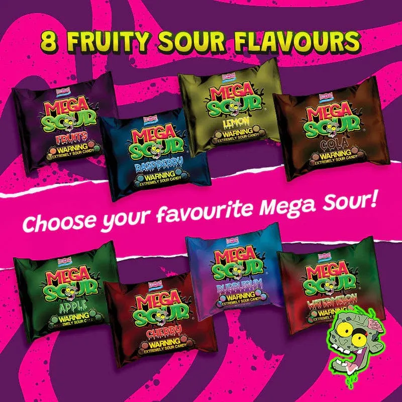 Barnetts Mega Sour Cola 104g - 12ct