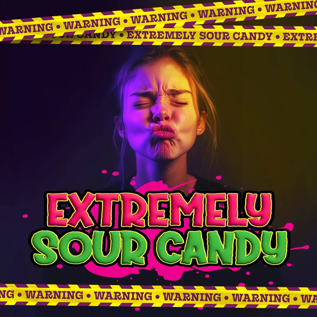Barnetts Mega Sour Raspberry 104g - 12ct