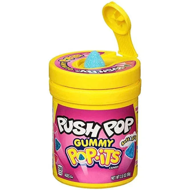 Bazooka Push Pop Gummy Pop Its Candy 2oz - 8ct