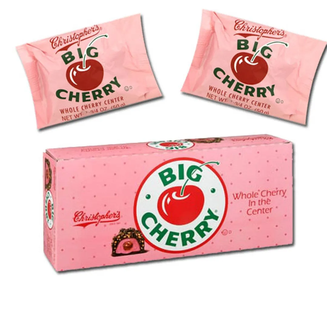 Big Cherry Candy Bars 1.75oz - 24ct