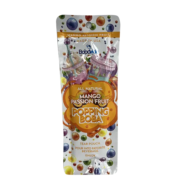 BobaVida Popping Boba Mango Passionfruit 3oz - 10ct