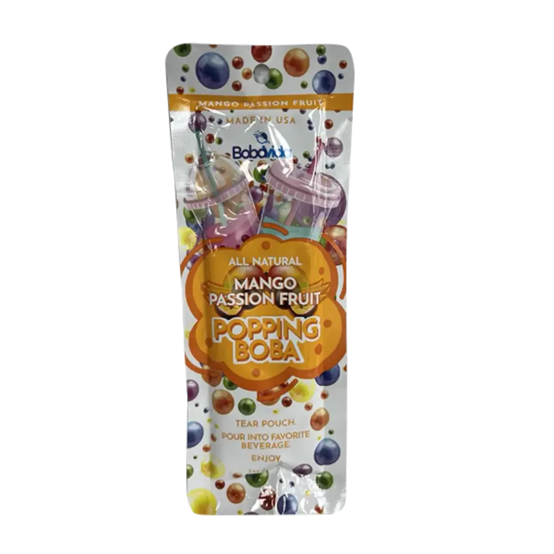 BobaVida Popping Boba Mango Passionfruit 3oz - 10ct