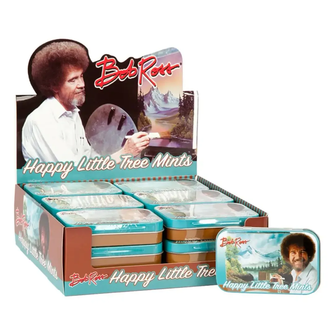Boston America Bob Ross Happy Tree Mints  1.5oz - 18ct