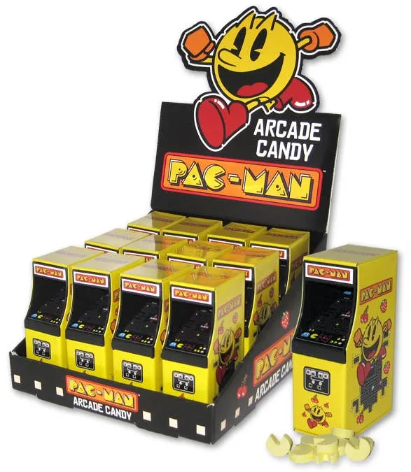 Boston America Pac Man Arcade Candy Tins  .6oz - 12ct