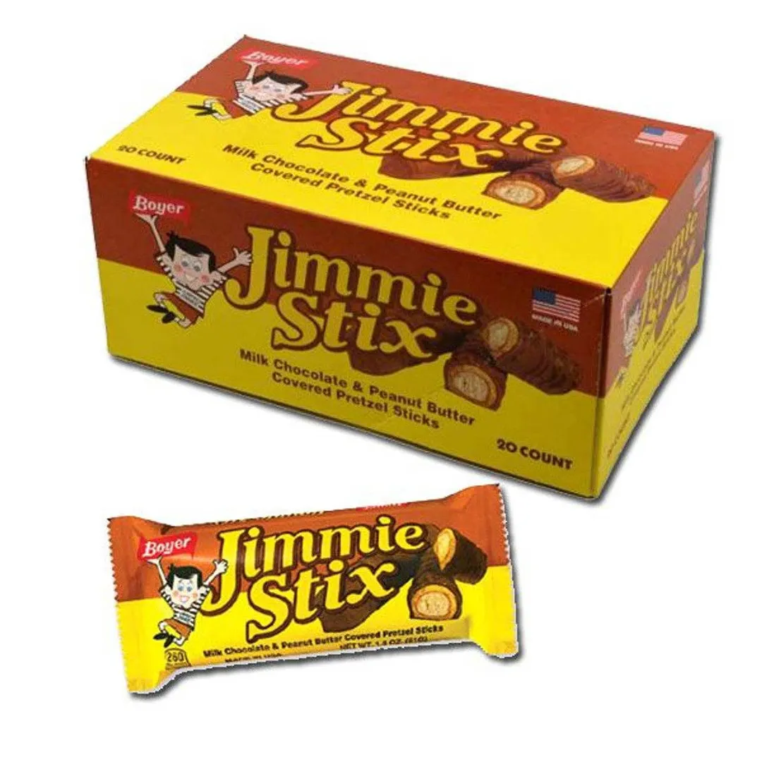 Boyer Jimmie Stix Candy Bars  1.8oz - 20ct
