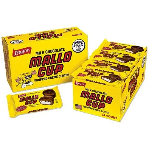 Boyer Mallo Cup Milk Chocolate 1.6oz - 24ct