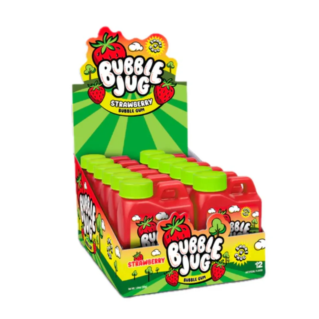 Bubble Jug Strawberry Bubble Gum 1.94oz - 12ct