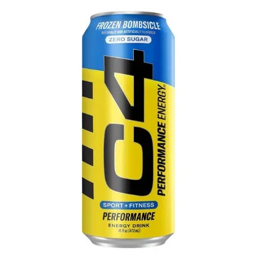 C4 Performance Energy Carbonated Frozen Bombsicle 16oz- 12ct